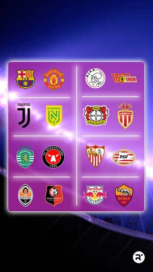 Los cruces de los dieciseisavos de final de la Europa League.  RELEVO