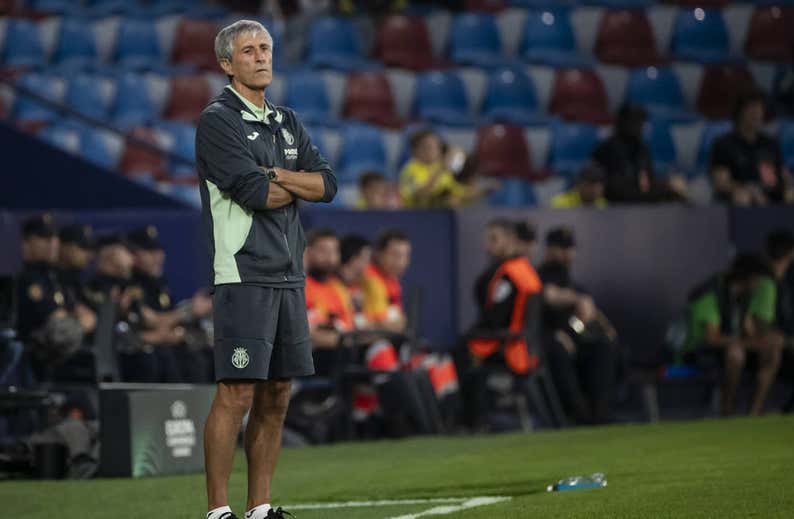 Tensión en el Villarreal: Setién pide un voto de confianza a su plantilla