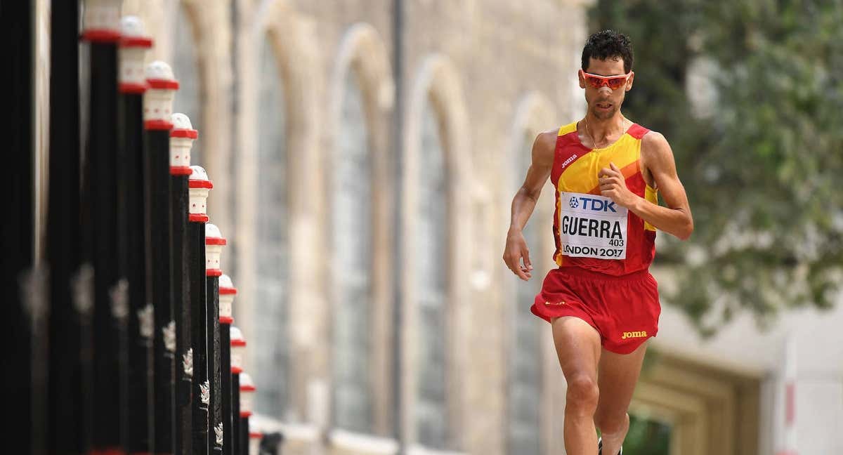 Javi Guerra (39), en el Mundial de Londres en 2017. /MATTHIAS HANGTS / GETTY