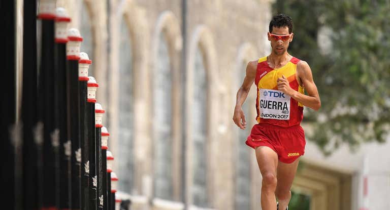Javi Guerra (39), en el Mundial de Londres en 2017.