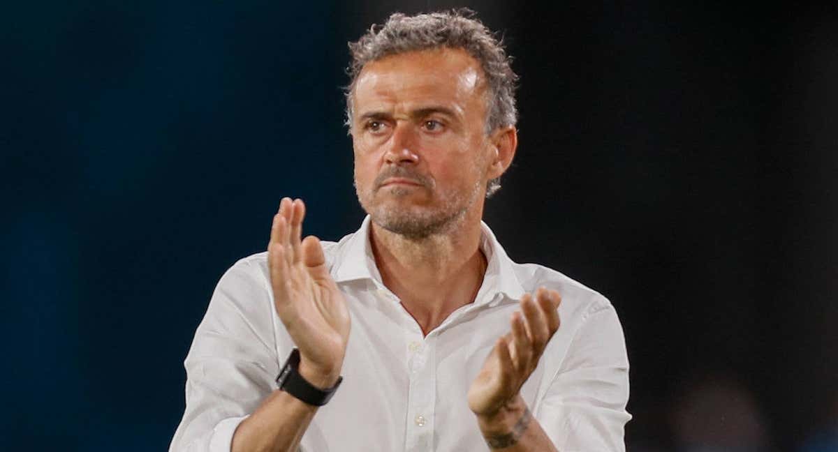 Luis Enrique durante la Eurocopa/Getty