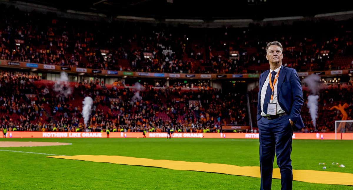 Van Gaal durante un partido de la 'Oranje' | /GETTY IMAGES