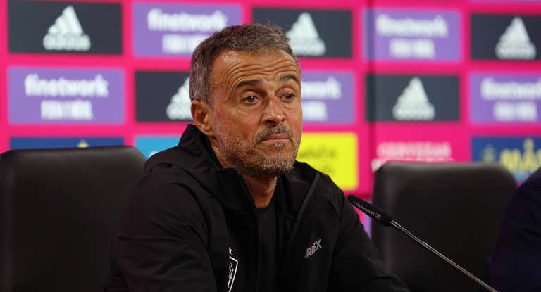 Luis Enrique, en rueda de prensa tras anunciar la convocatoria para el Mundial de Catar.