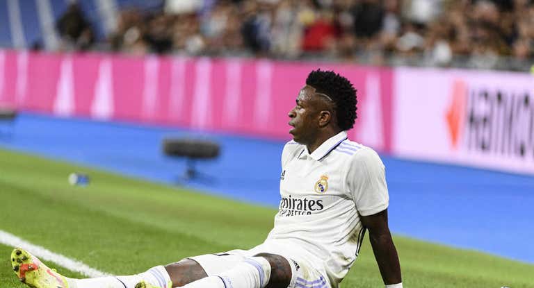Vinicius, en el partido contra el Cádiz.