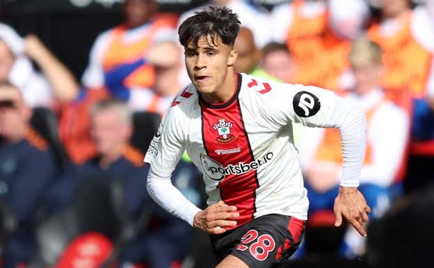 Juan Larios, jugador del Southampton. Getty Images