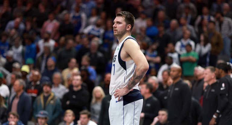 Luka Doncic, ayer.