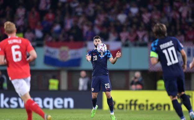 Gvardiol, central del RB Leipzig, es el jugador con mayor valor de mercado de Croacia.  GETTY