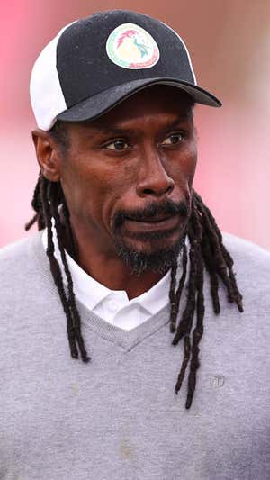 Aliou Cissé, seleccionador de Senegal. Getty Images