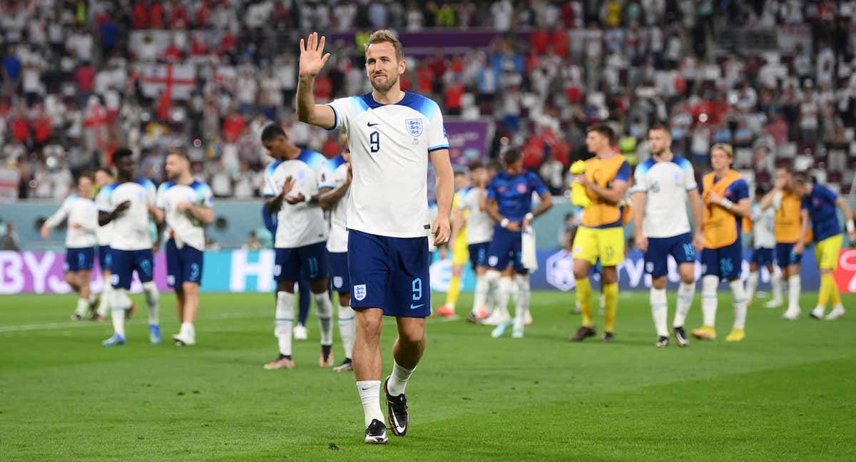 Harry Kane, delantero de Inglaterra./Getty Images