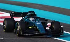 Fernando Alonso se estrena en Aston Martin: las primeras imágenes con su nuevo coche