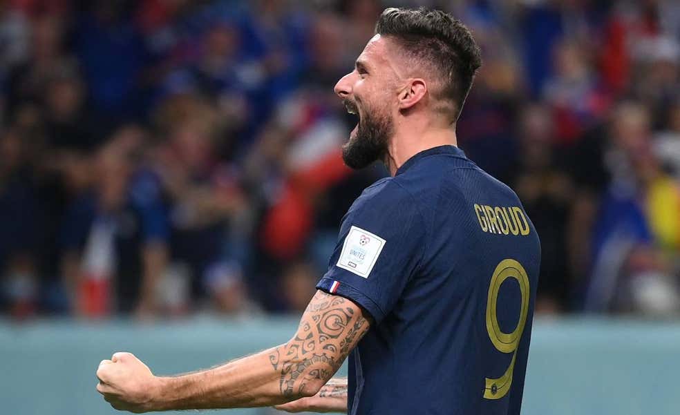 Giroud ya es un mito: iguala a Henry como máximo goleador francés
