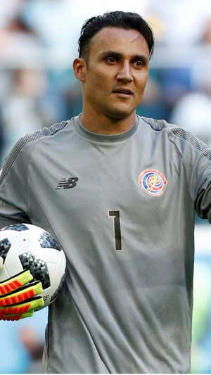 Keylor Navas, con Costa Rica. Reuters