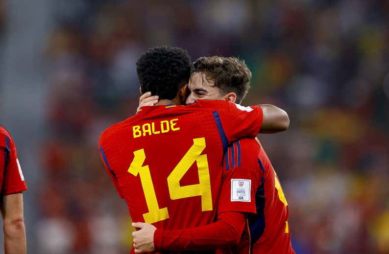 Gavi, MVP y goleador más joven de España en un Mundial