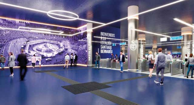 Así será la nueva y futurista estación de metro del Bernabéu