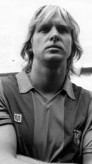 Schuster, en su época con el Barcelona.  Archivo ABC