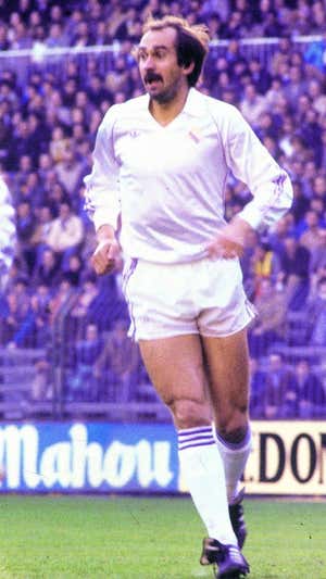 Uli Stielike, en su época en el Real Madrid.  Archivo ABC
