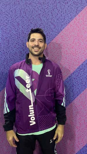 De Mallorca a Doha para trabajar como voluntario en el Mundial