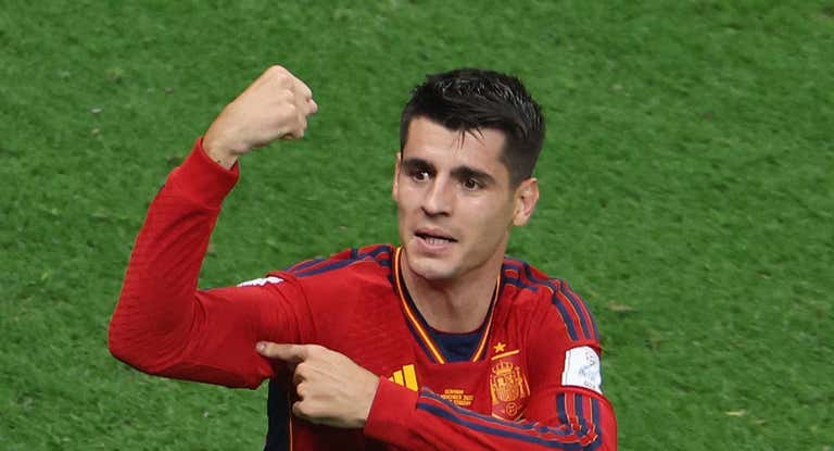 Morata sacó músculo con su gol.