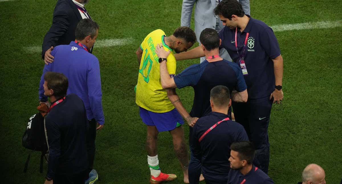 Neymar, ante Serbia./Getty