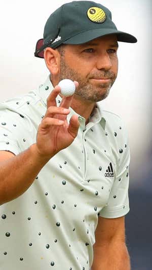 Sergio García en Saint Andrews. Reuters