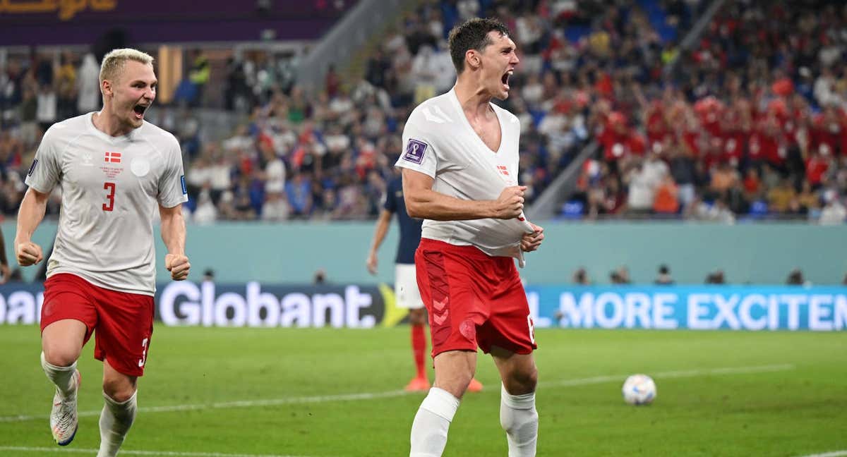 Christensen no pudo evitar la derrota de Dinamarca ante Francia. /GETTY