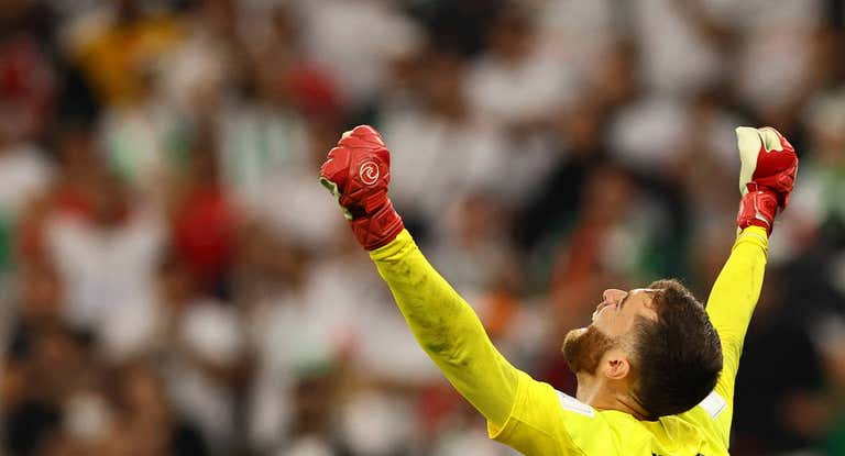 Matt Turner, en un partido con Estados Unidos.