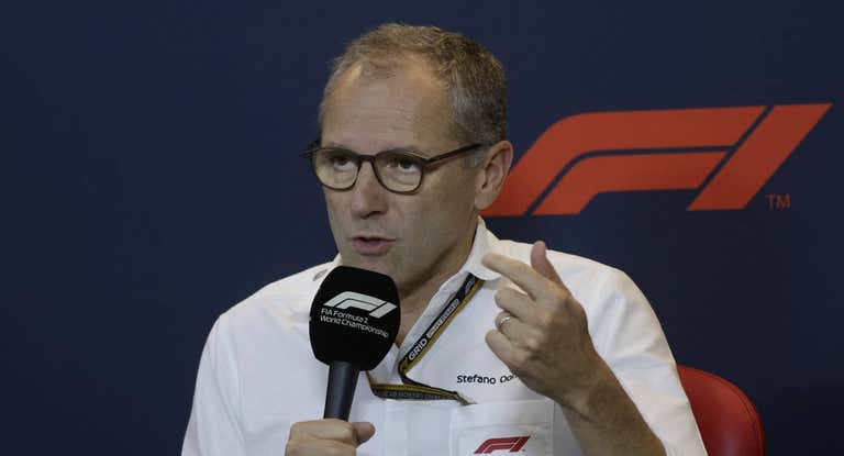 Stefano Domenicali, CEO de la F1, en el GP de Abu Dhabi.