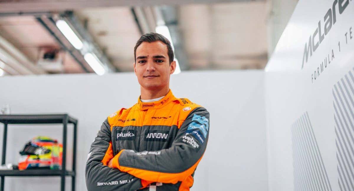 Álex Palou, durante uno de sus test con McLaren Racing. /McLaren F1
