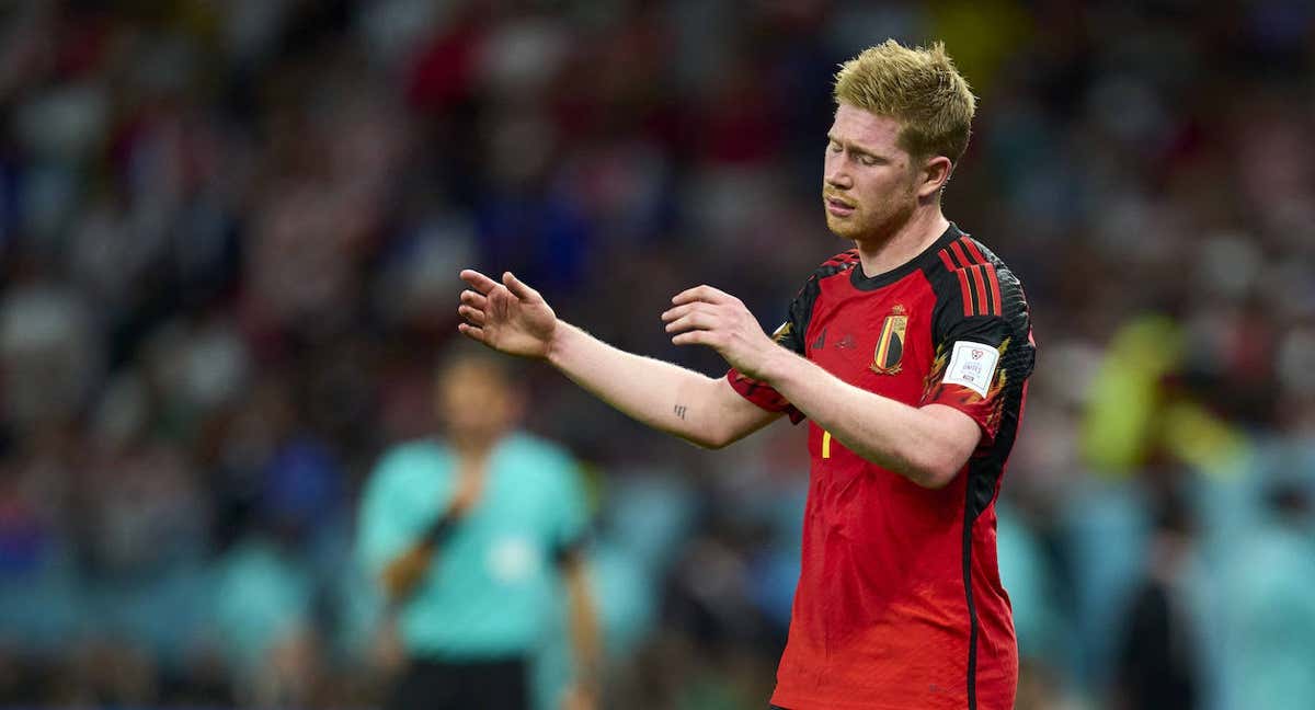 Kevin De Bruyne y Bélgica, eliminados en la fase de grupos./Getty Images