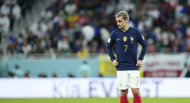 Griezmann durante el partido ante Polonia