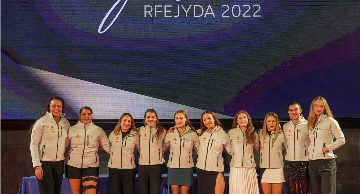 Algunas de las judocas que se beneficiarán del nuevo proyecto de la Federación de cara a los Juegos de París.