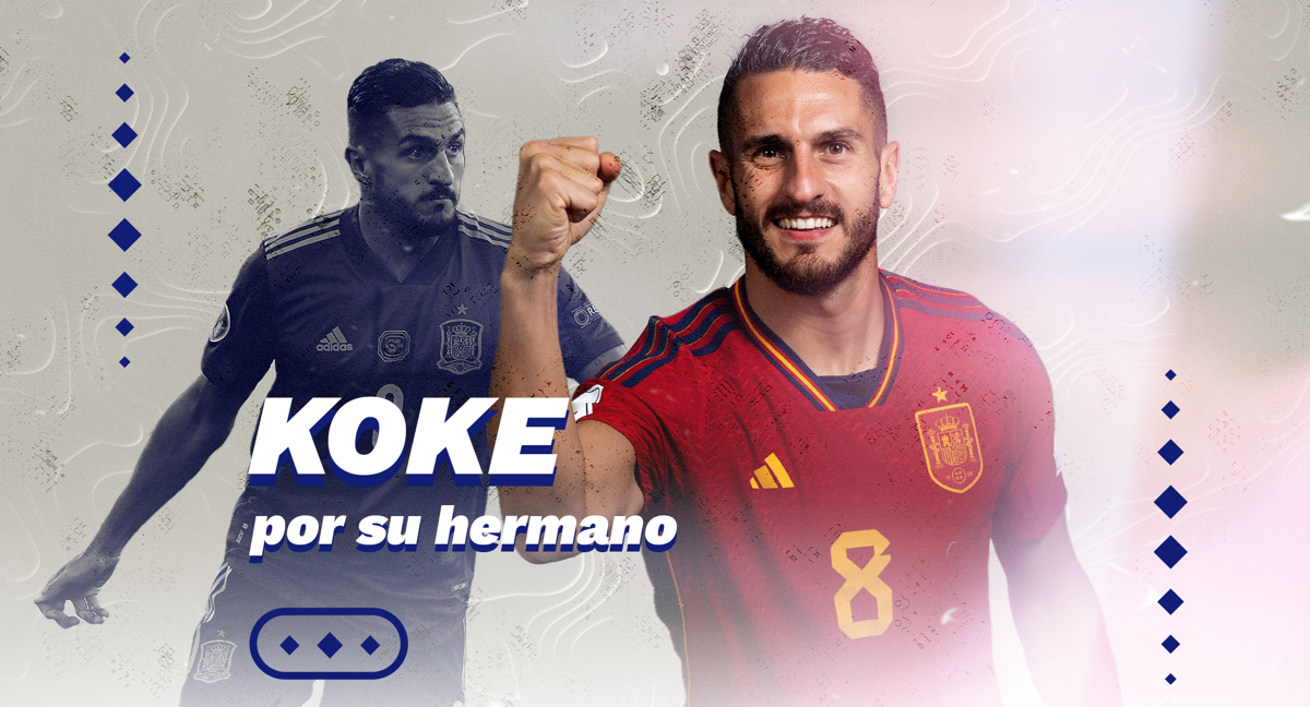Koke Resurrección viste el dorsal número '8' con la Selección Española, donde acumula 70 internacionalidades. /RELEVO