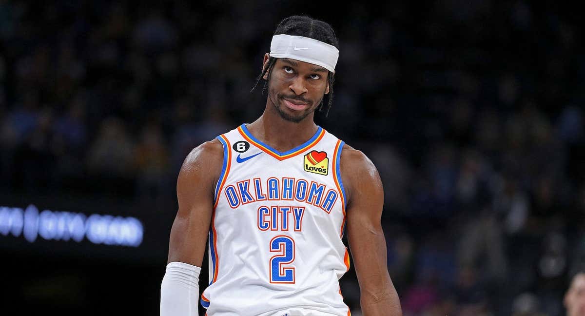 Shai Gilgeous-Alexander durante el partido ante Memphis Grizzlies. /JUSTIN FORD/AFP