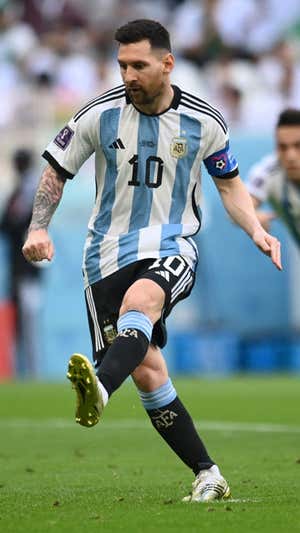 Imagen de Messi en el Mundial. REUTERS
