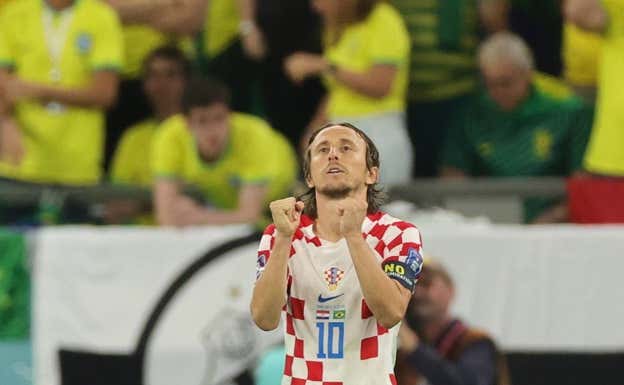 Modric volvió a dar una exhibición y ya está en semifinales.  EFE