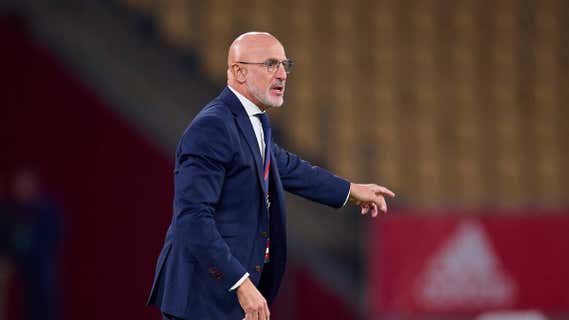 De la Fuente, en un partido./Getty