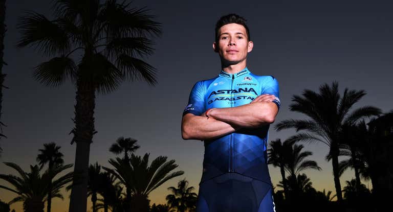 Miguel Ángel 'Superman' López, el pasado invierno con los colores de Astana Qazaqstan.