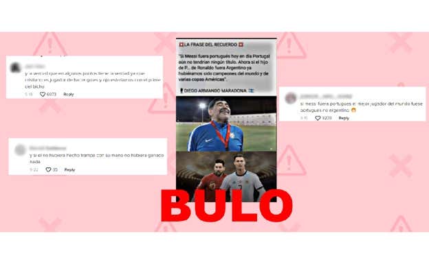 “Quien diga que Messi es mejor que Cristiano no sabe de fútbol” y otros bulos atribuidos a futbolistas durante el Mundial