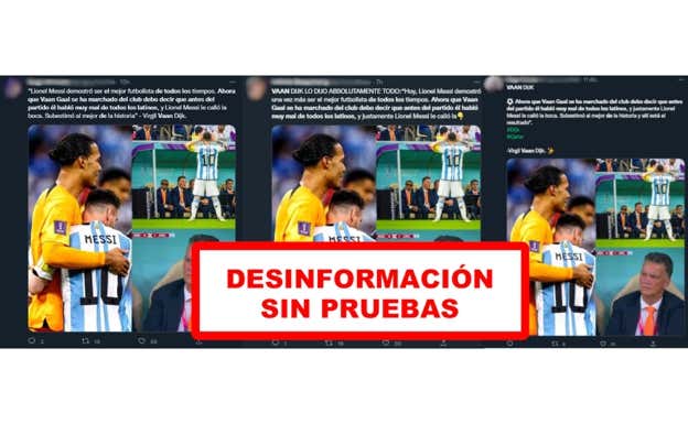 “Quien diga que Messi es mejor que Cristiano no sabe de fútbol” y otros bulos atribuidos a futbolistas durante el Mundial