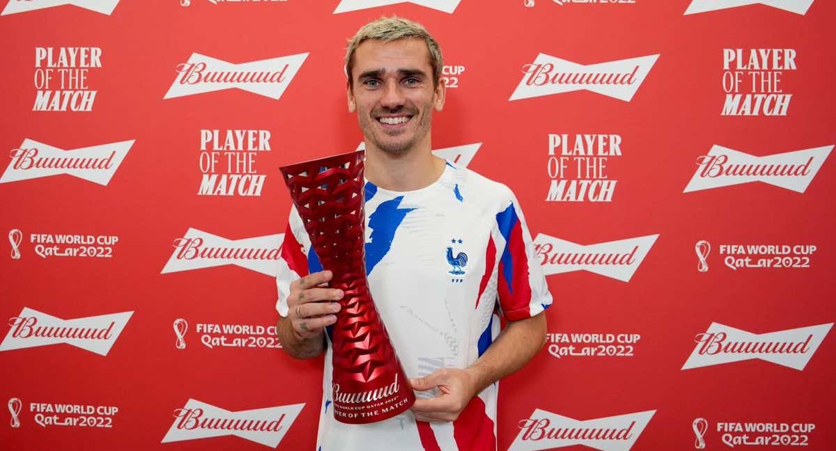 Griezmann, MVP de la semifinal./EFE