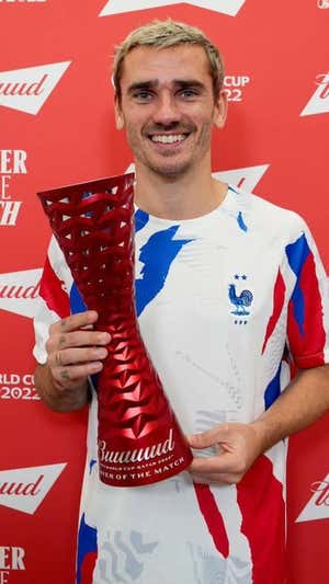 Griezmann fue elegido el jugador del partido en la semifinal ante Marruecos.  FIFA
