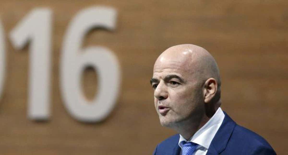 Gianni Infantino, presidente de la FIFA.
