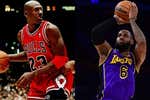 LeBron James aviva el debate con Michael Jordan igualando otro récord del mítico '23'