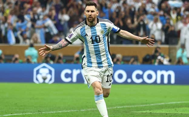 Messi ya está en el top-5 de jugadores con más goles en los Mundiales.  REUTERS