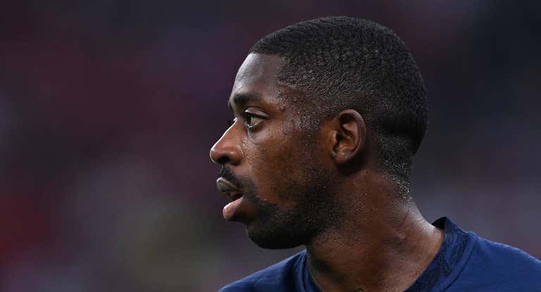 Dembelé, en la final contra Argentina.
