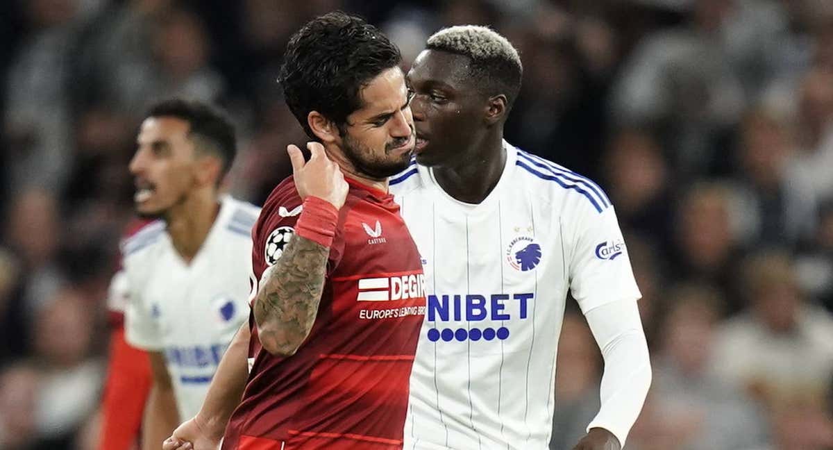 Isco, en un partido de Champions del Sevilla./Efe