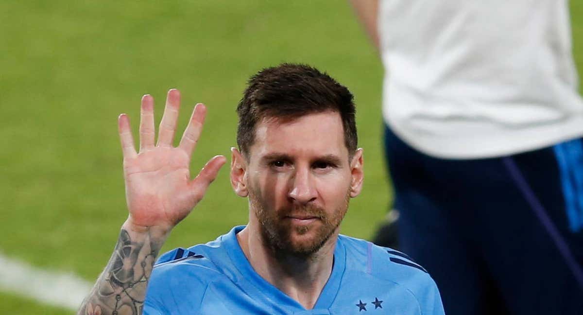 Messi, en una foto del pasado Mundial de Catar.