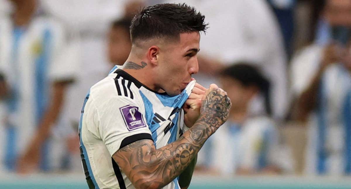 Enzo fue elegido mejor jugador joven del Mundial.