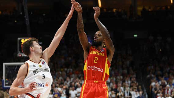 Lorenzo Brown, durante la final del Eurobasket./Efe
