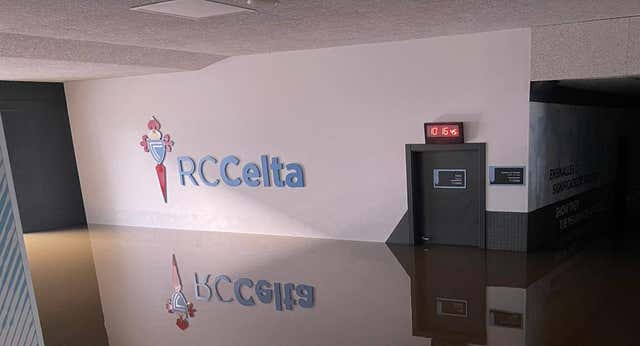El Celta – Sevilla, en alerta: las fuertes lluvias vuelven a inundar Balaídos